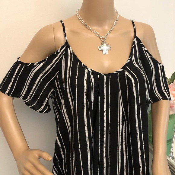 Stylish Striped Lush Brand Flowy Top - Nordstrom - Picture 4 of 8